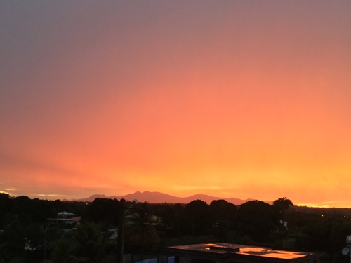 Mon ciel est en feu ce soir 