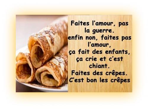 humour et crêpes ..