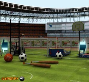 Find the objects in stadium