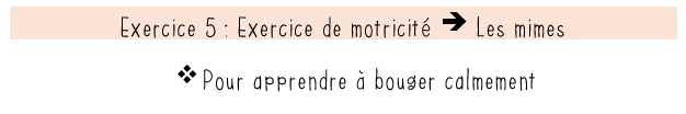 Etre calme et attentif: ça s'apprend!