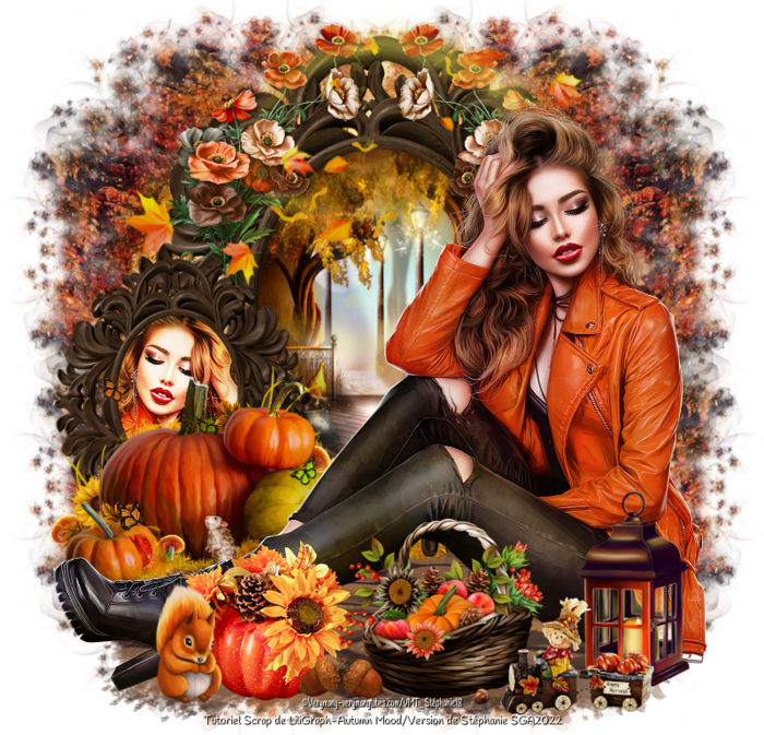 Ma Version du Tutoriel Scrap de LiliGraph ~ Autumn Mood