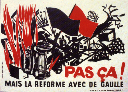 Affiche éditée lors des élections législatives, juin 1968