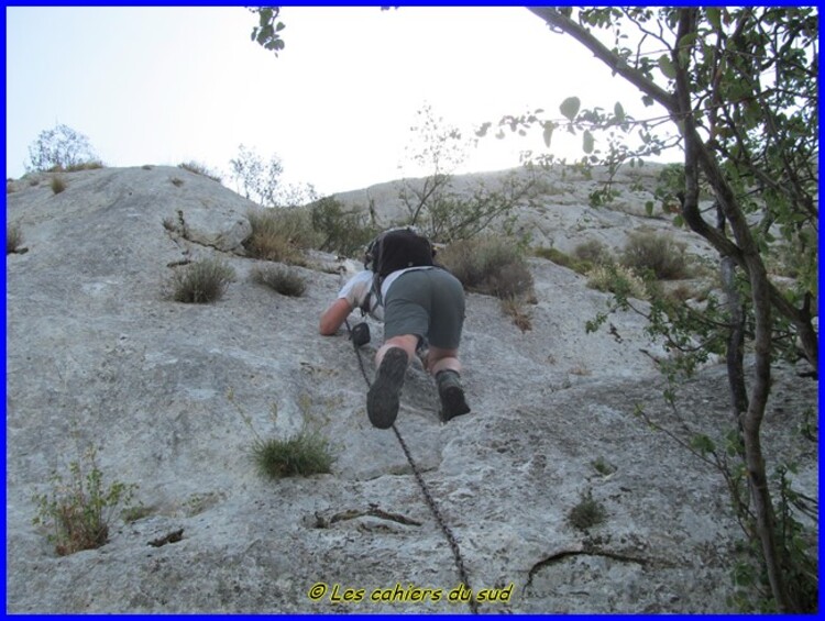 Sainte Baume, voie Gombault-sentier Estruch