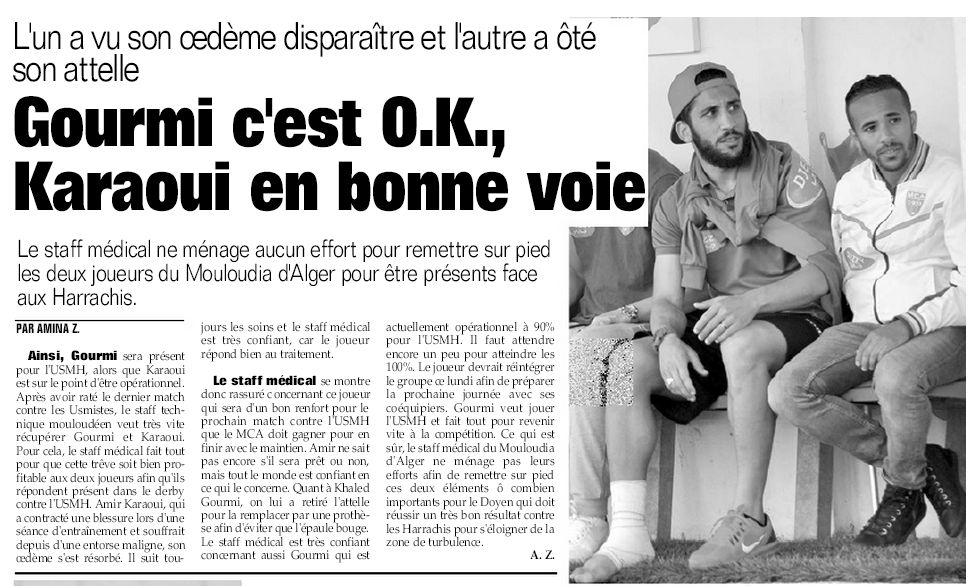Karaoui et Gourmi reviennent
