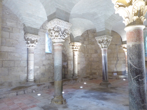 Hagetmau (40), la crypte de Saint Girons
