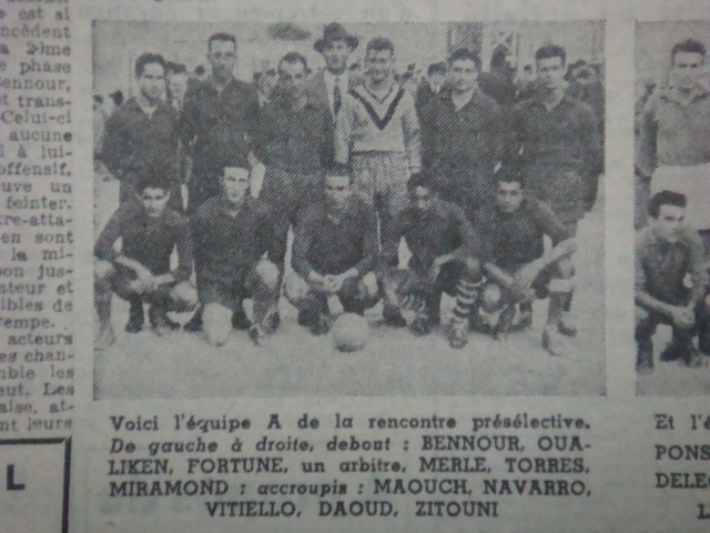 Bennour-Oualiken-Zitouni sélection d'Alger