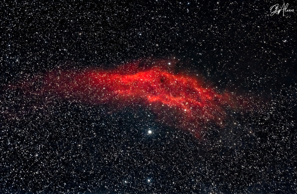NGC1499 - Nébuleuse Californie - Ajaccio le 29 janvier 2022