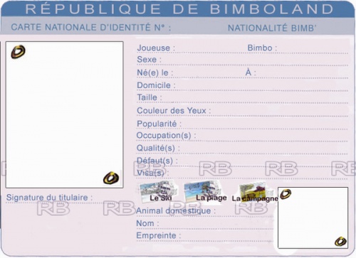 Les cartes d'identités