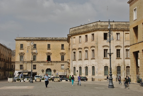 Lecce, en Italie, autour de la piazza Sant'Oronzo (photos)