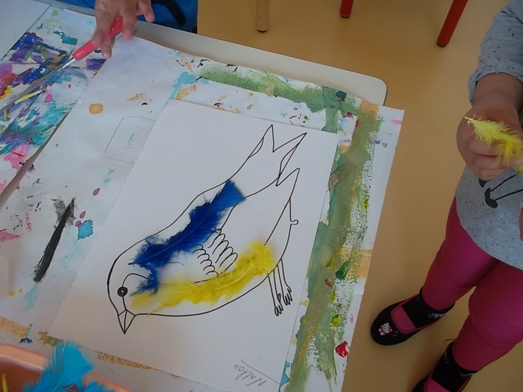 Qielques animaux pour notre fresque "le piano des bois"