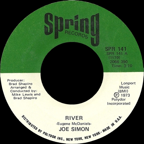 Joe Simon : Album " The Power Of Joe Simon " Spring Records SPR 5704 [ US ]