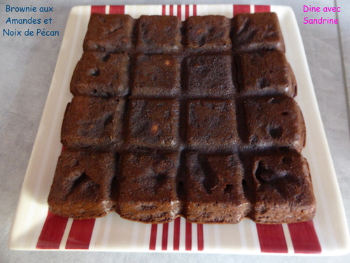 Un Brownie Amandes et Noix de Pécan