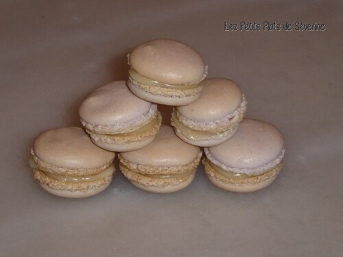 Macarons au lemon curd 