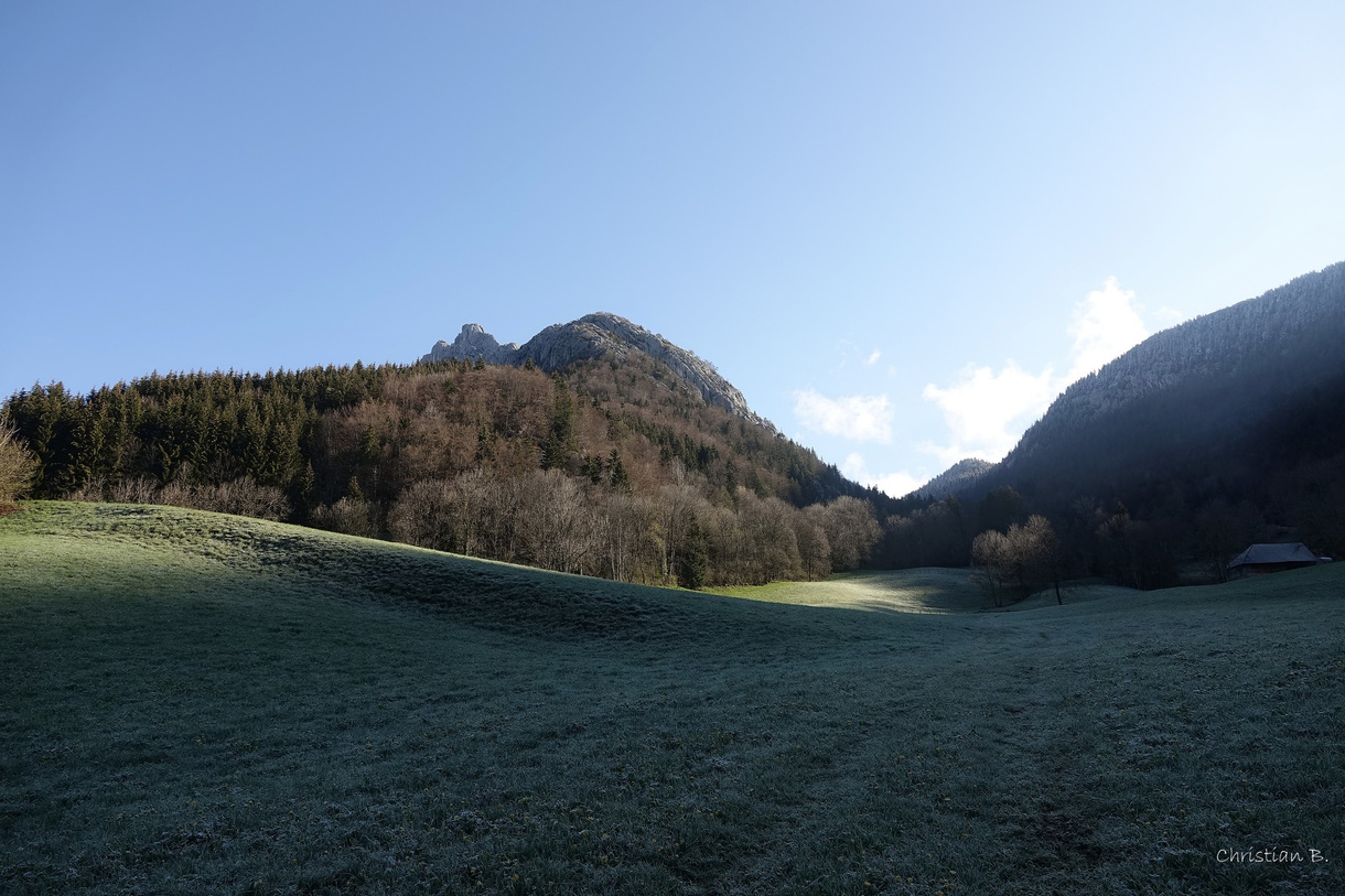 Dans la fraicheur du vallon de la Frasse