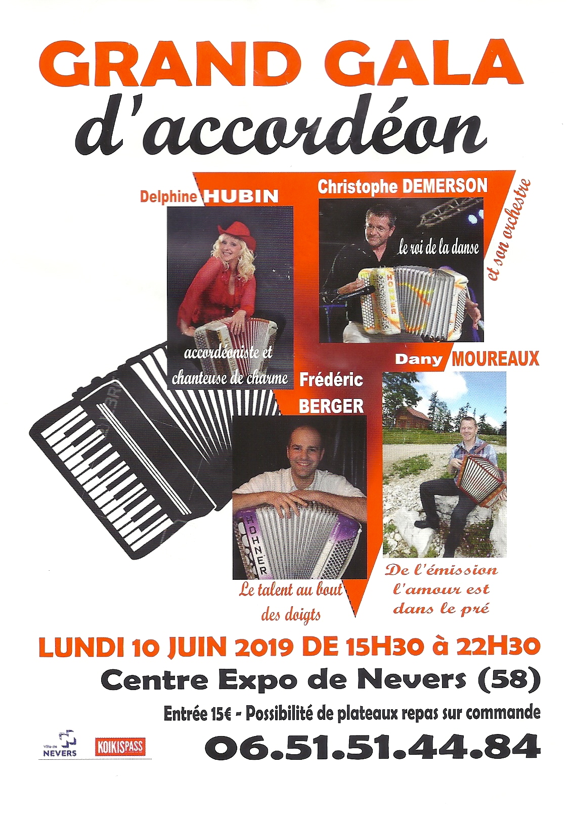 Gala d'Accordéon NEVERS 10 Juin 2019 - Club de danse de Decize