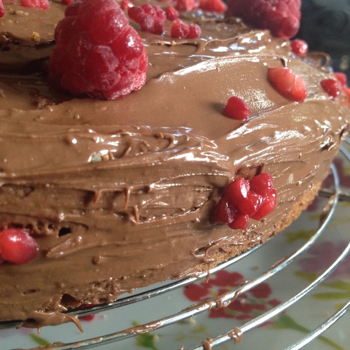 MOELLEUX NOISETTES, NUTELLA & FRAMBOISES