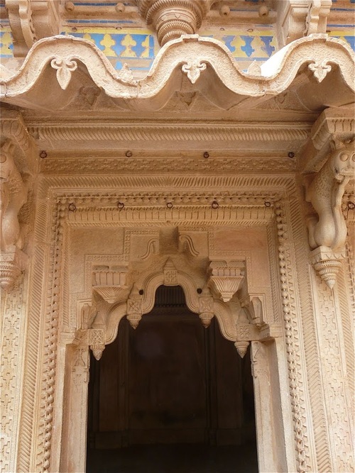 Man Mandir Palace à Gwalior; l'intérieur du palais;