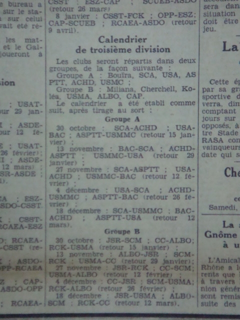 usmmc et usma en 3ème division