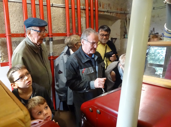 Visite du moulin du Foulon à Arnay sous Vitteaux....