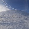 Remontée de la crête Nord du pico de Bagüer, vierge de toute trace