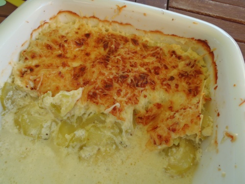 Gratin de cougettes du jardin de Mamie Champomy