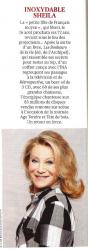Actualité Sheila 2017 / MAJ du 15 janvier : 2 nouveautés presse.