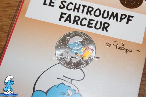 Pièces en argent 10€ Schtroumpf MONNAIE DE PARIS 2020