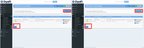 VPN IPsec de site-à-site avec DYNFI