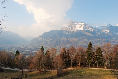 Megève et ses paysages enneigés