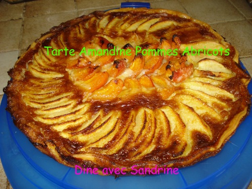 Une Tarte Amandine Pommes Abricots