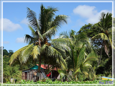 Vues de la plage du Manga Soa Lodge - Nosy Be - Madagascar