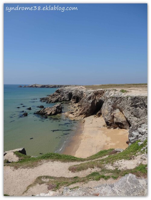 Le côte sauvage de la presqu'île de quiberon