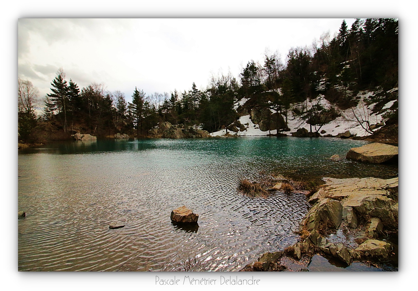 Lac bleu de Champclause