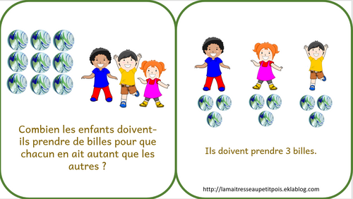 Des problèmes mathématiques en maternelle