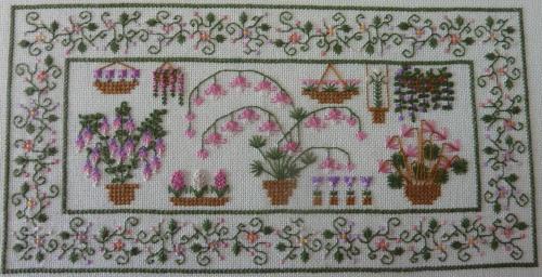 Broderie jardin privé