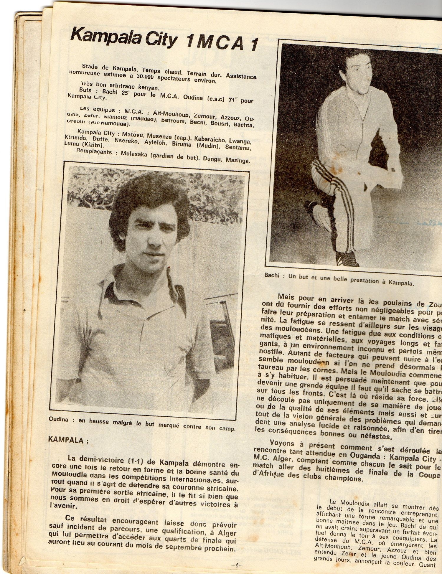 N°  6 - Février et Mars 1977