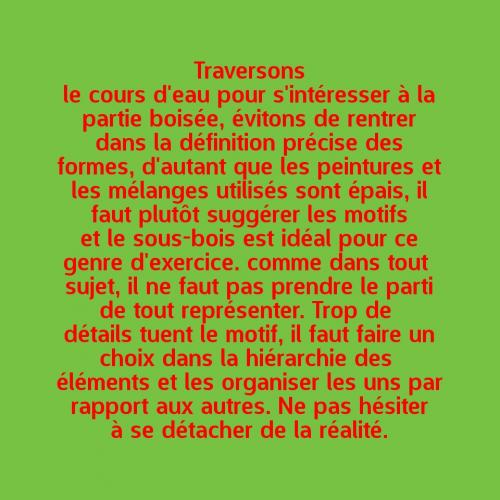 Dessin et peinture - vidéo 3906 : Comment réaliser, à la peinture épaisse, un paysage au couteau à palette (la végétation) 2/4 ? - huile, acrylique.