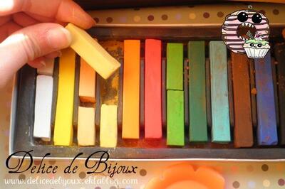 ♛~❦Tutoriel: dorer ses créas avec de la pastel sèche❦~♛