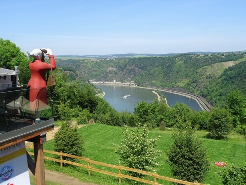 Le çâteau de Rheinfelds et vues de la vallée du Rhin en Allemagne (photos)