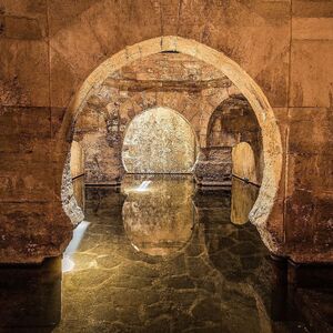 Arab Baths of Alhama de Granada in Andalusia, Spain
