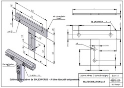 05 003 Plat de fixation T