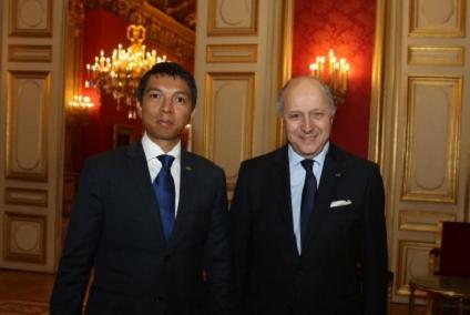 rencontre rajoelina fabius