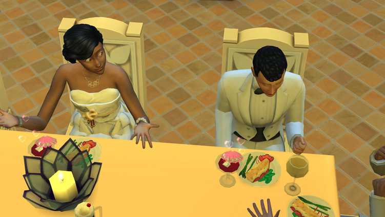 Sims 4 le mariage  de Natalia et Humphrey