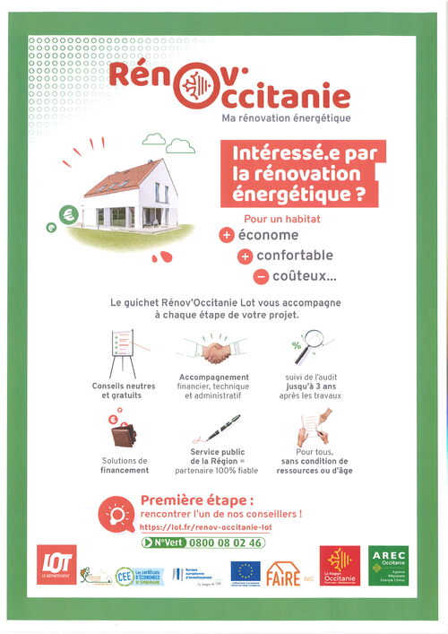 Rénovation énergétique,  intéressé?