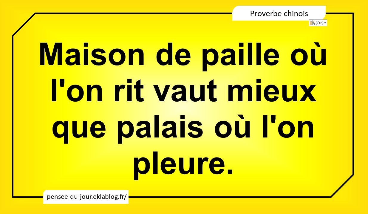 Proverbe chinois