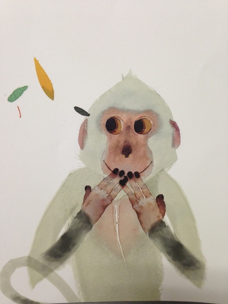 Le singe - Production d'art plastique collective - 
