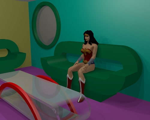 Wonder Woman au salon