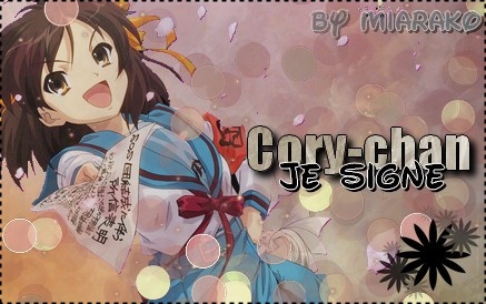 pour le concoure de cory-chan