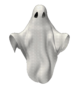 ghost halloween gif fantôme - GIF animé gratuit - PicMix