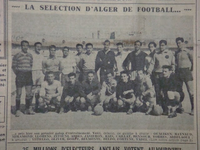 Abdellaoui-Bennour-Oualiken-Zitouni sélection d'Alger